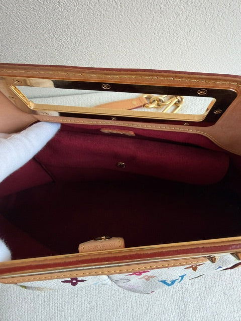 Louis Vuitton White Multicolor Judy MM