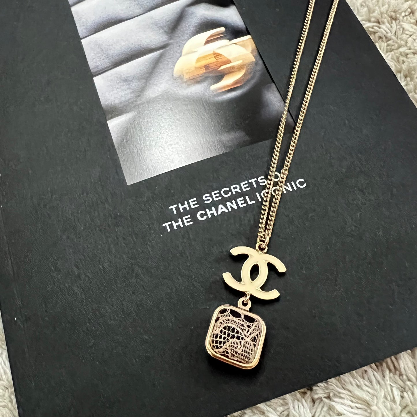 CHANEL Coco Mark Necklace 06A