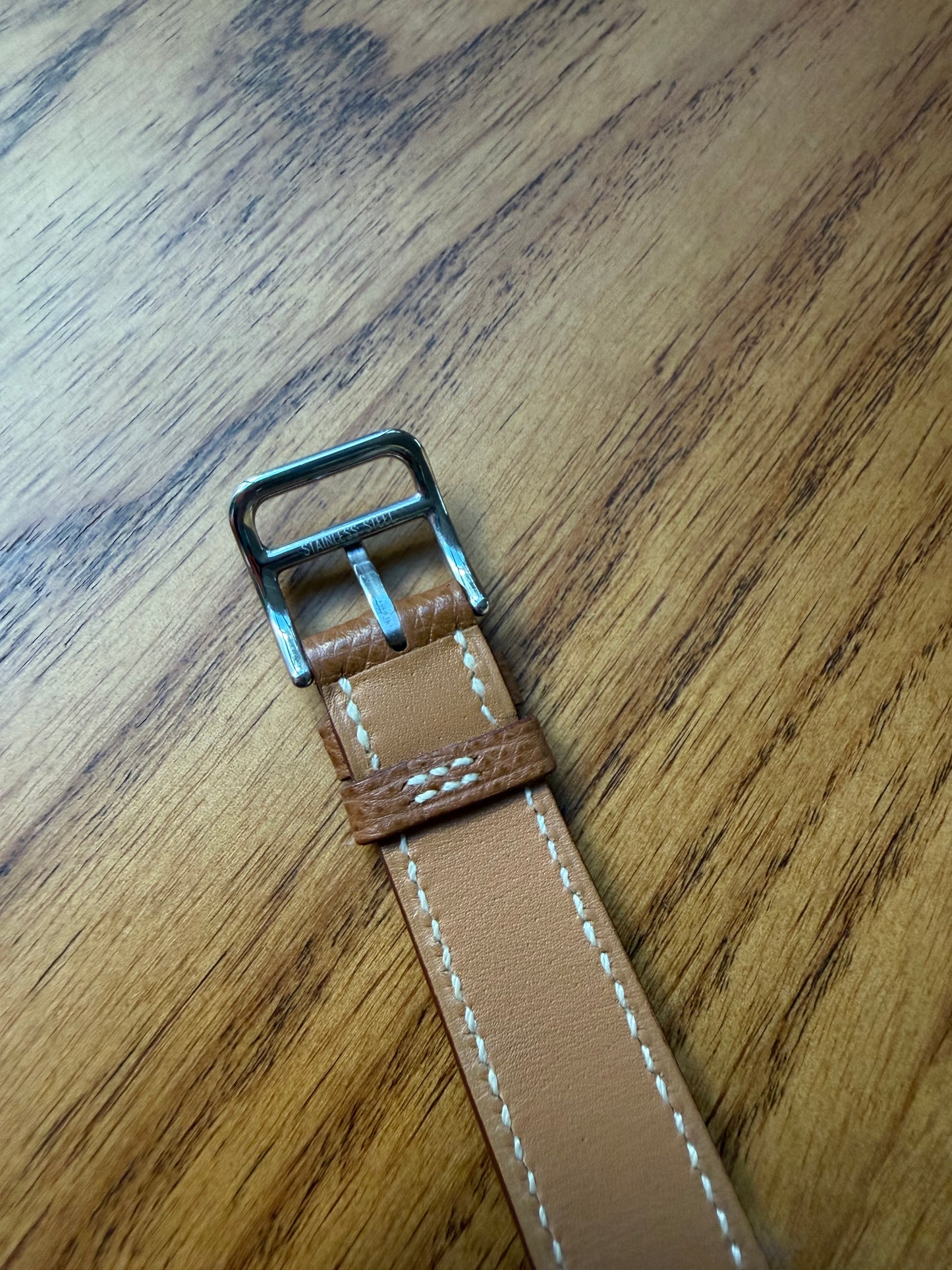 Vintage HERMES H Watch Stainless Steel HH.1.210 QUARTZ Ladies
