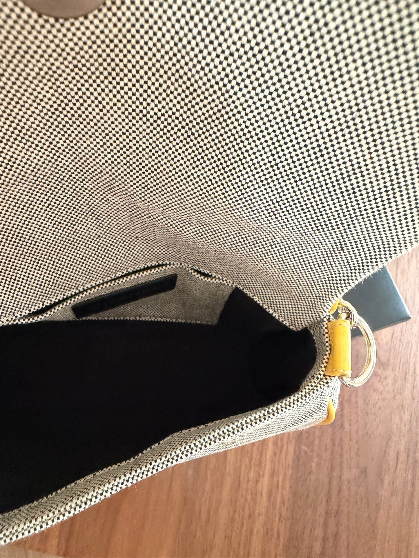 CHANEL Canvas CC Camellia No. 5 shoulder bag