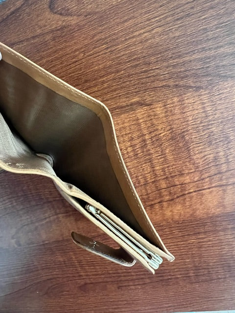 Vintage CELINE Macadam Bifold Wallet and Coin Compartment