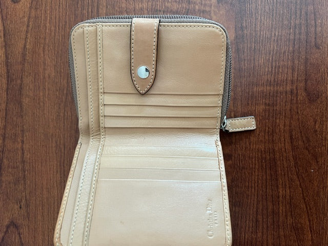 Christian Dior Trotter canvas bifold wallet
