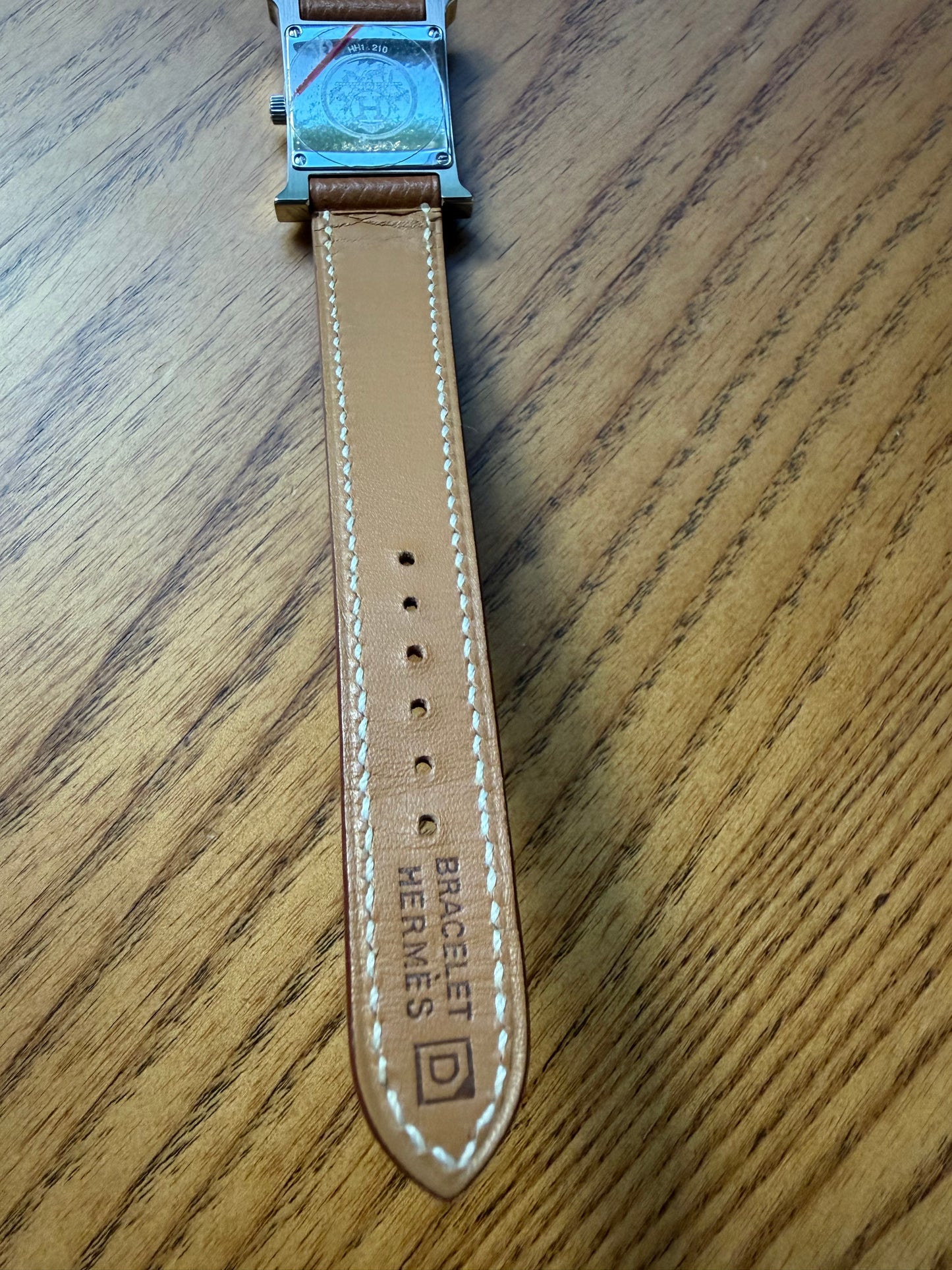 Vintage HERMES H Watch Stainless Steel HH.1.210 QUARTZ Ladies