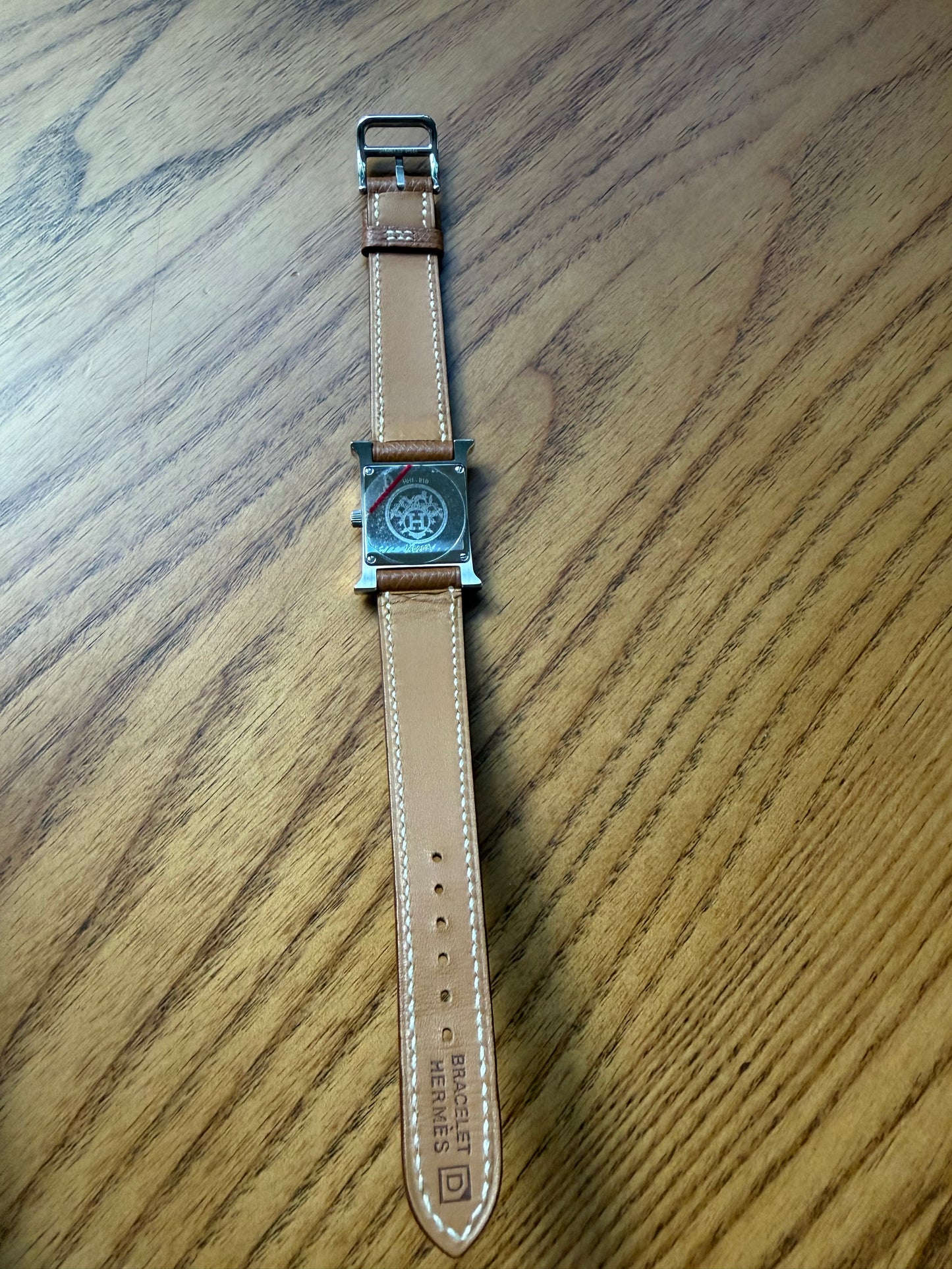 Vintage HERMES H Watch Stainless Steel HH.1.210 QUARTZ Ladies