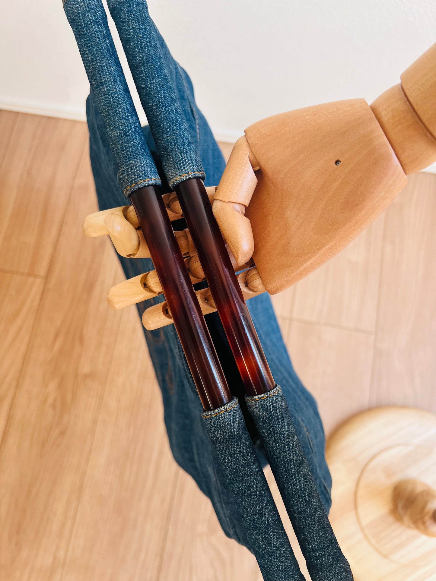 CHANEL Denim Tote Bag