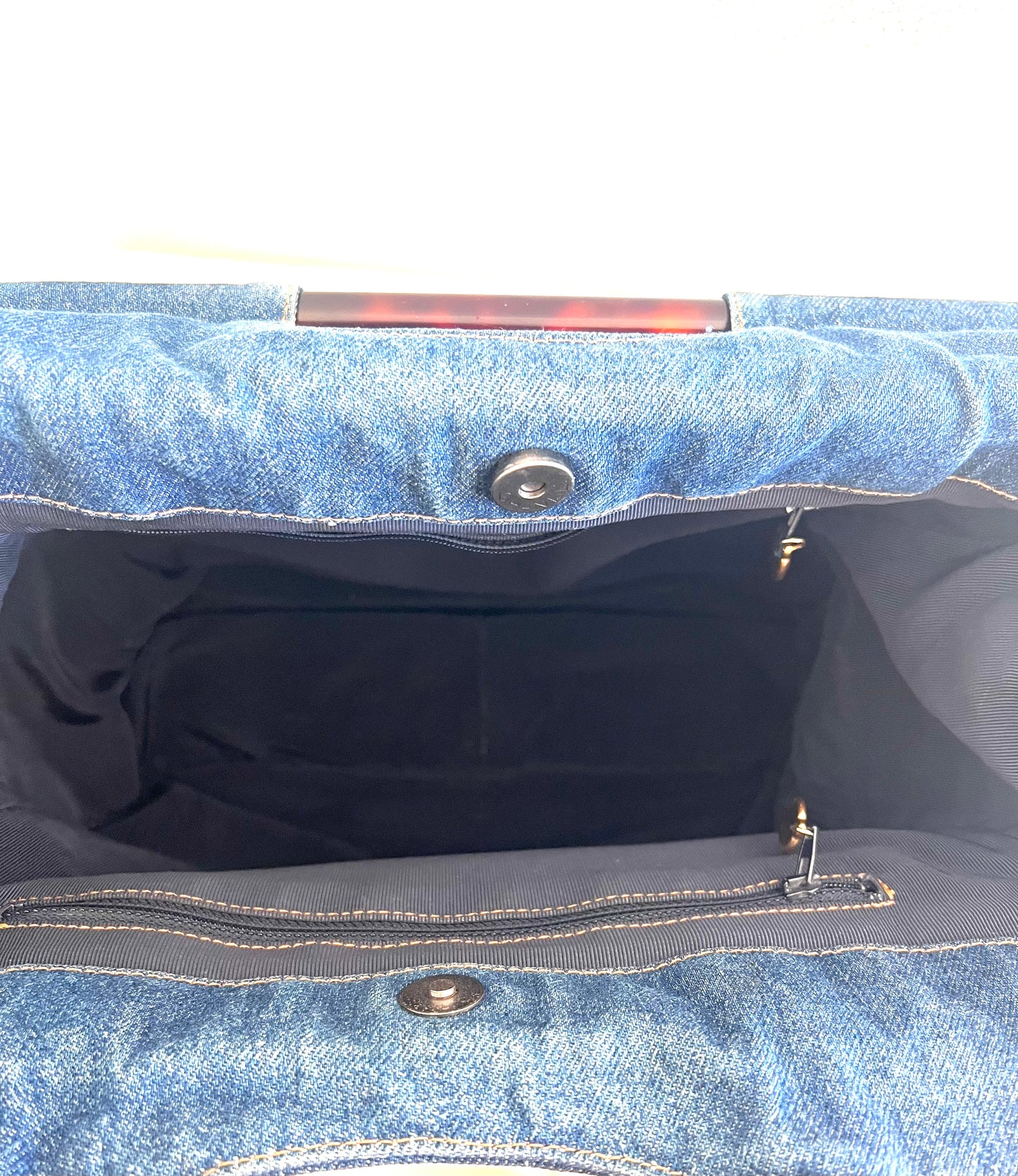 CHANEL Denim Tote Bag