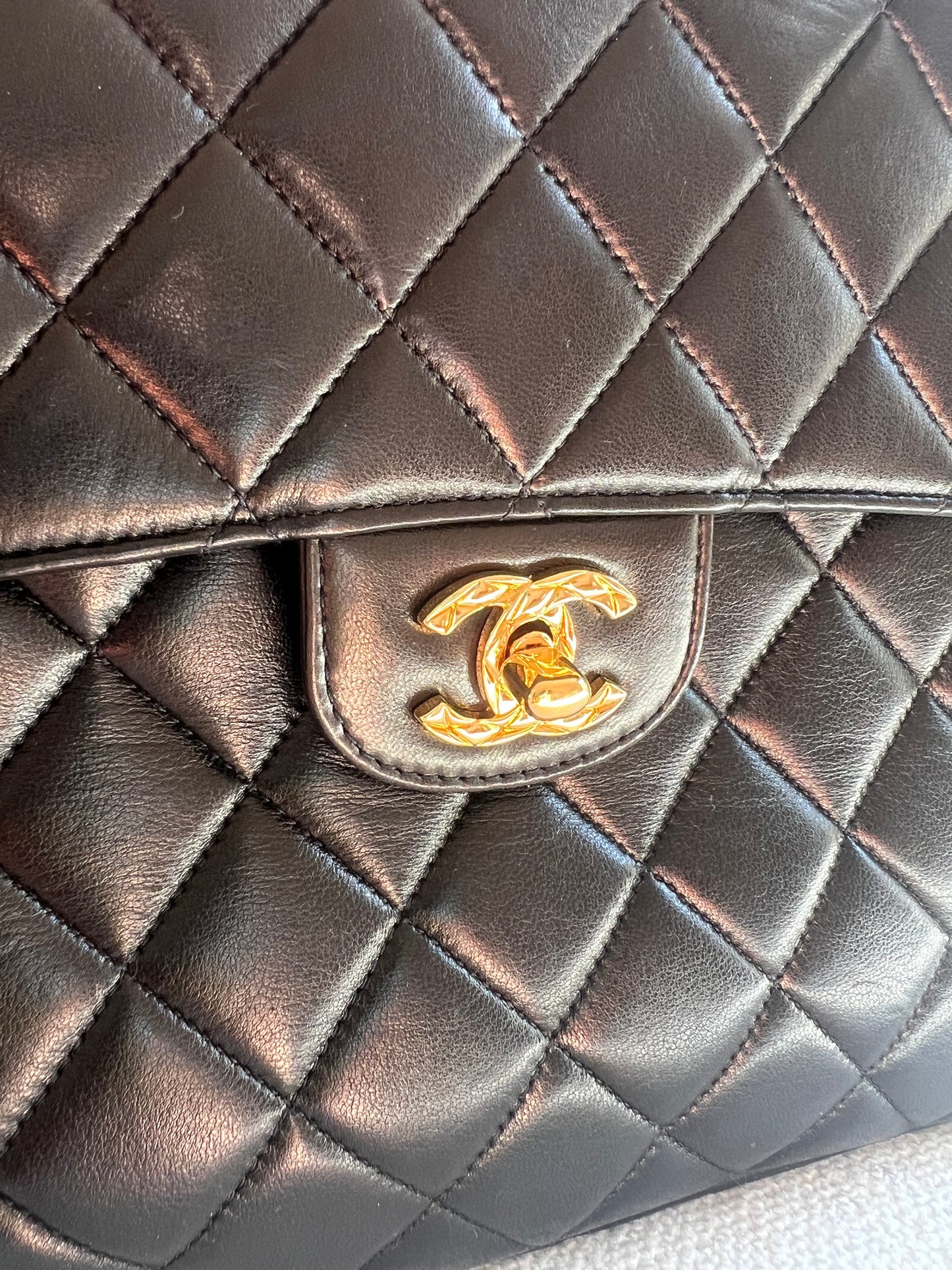 CHANEL Vintage Quilted Camera Bag with Tassel
