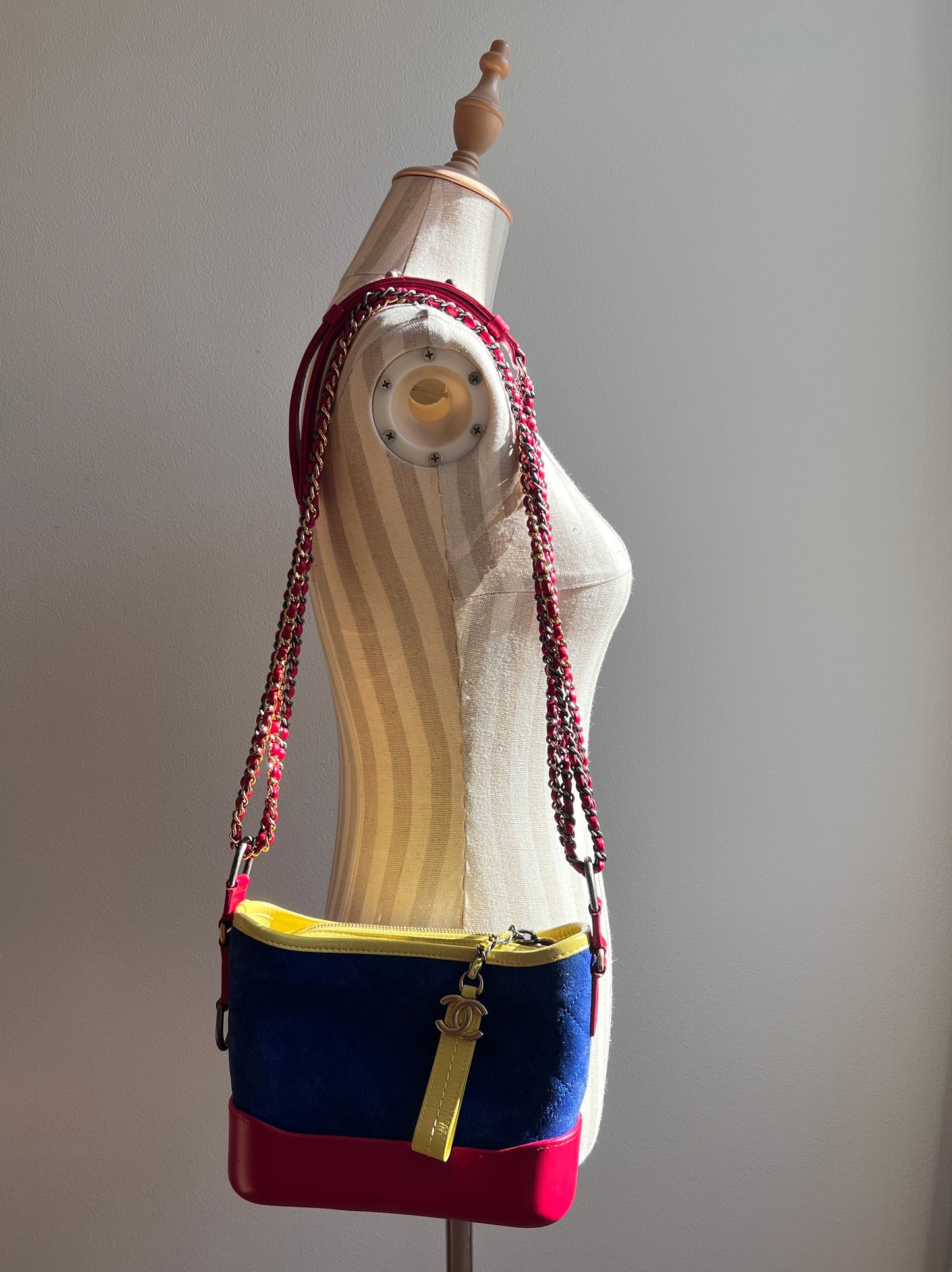 CHANEL Gabrielle Suede Small Crossbody Bag