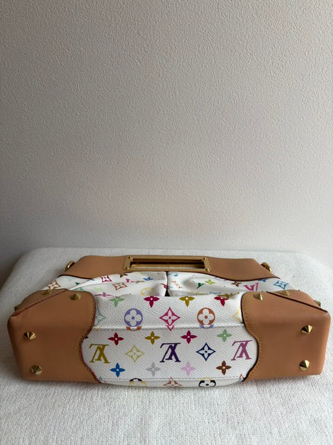 Louis Vuitton White Multicolor Judy MM