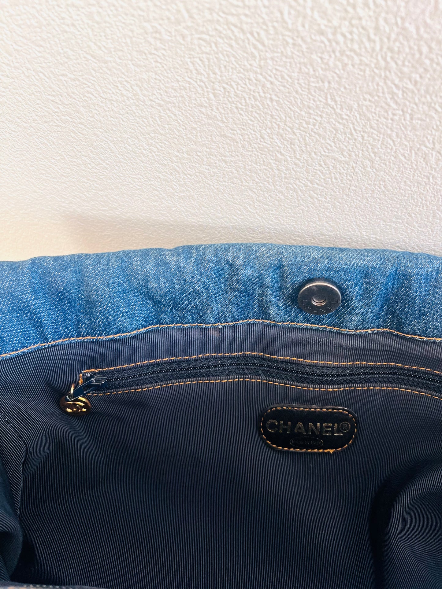 CHANEL Denim Tote Bag