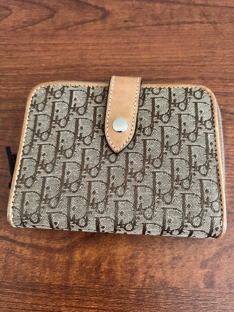 Christian Dior Trotter canvas bifold wallet