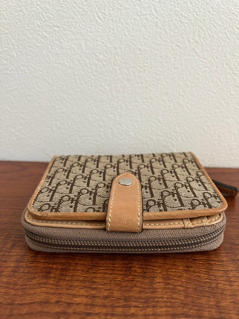 Christian Dior Trotter canvas bifold wallet