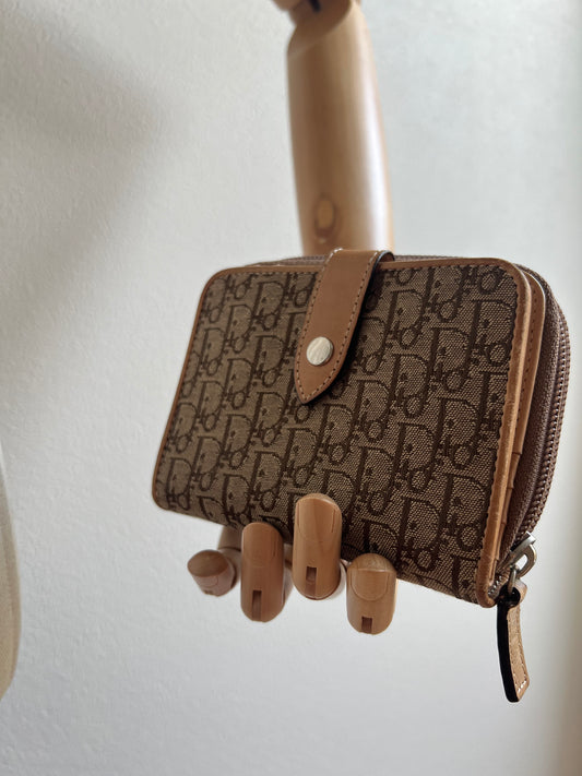 Christian Dior Trotter canvas bifold wallet