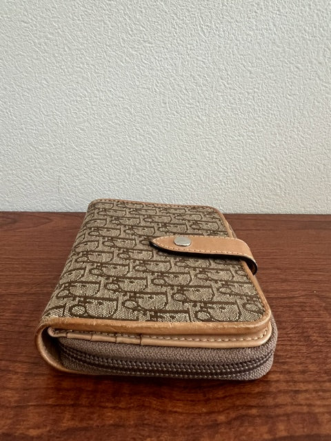 Christian Dior Trotter canvas bifold wallet