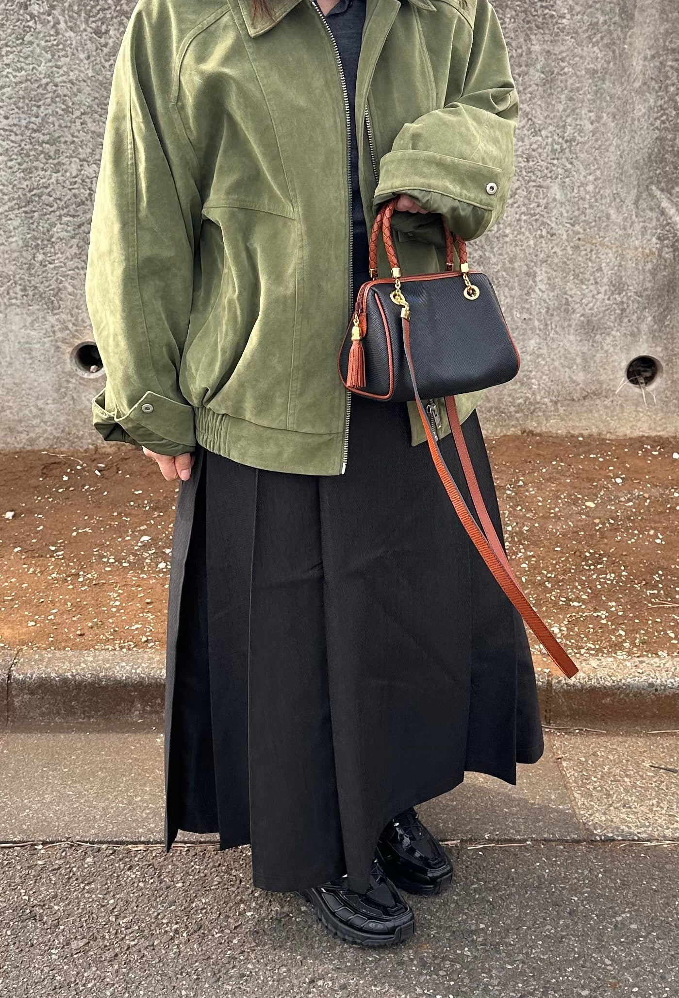 Bottega Veneta PVC and Leather Braided Handle Crossbody Bag