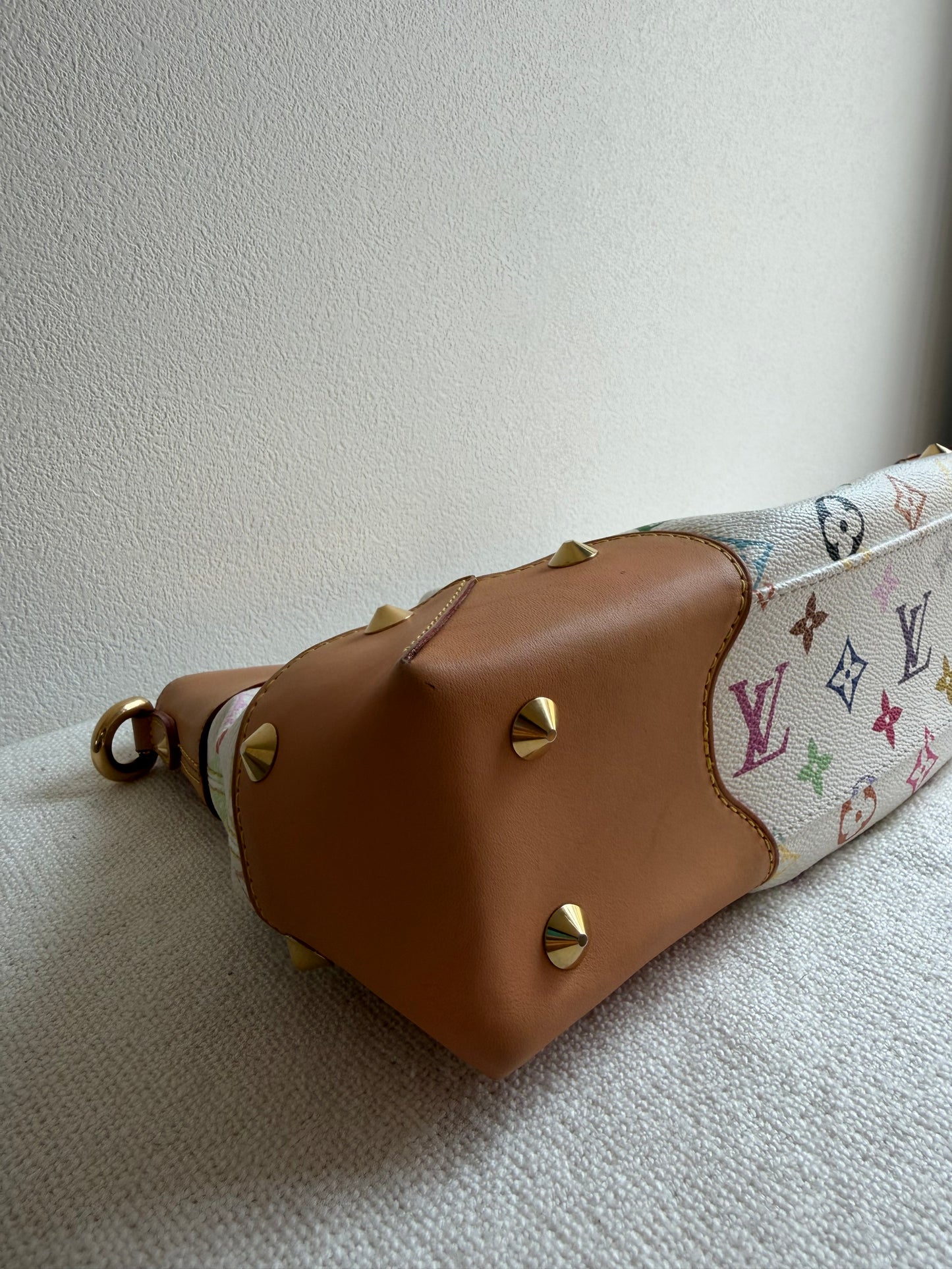 Louis Vuitton White Multicolor Judy MM