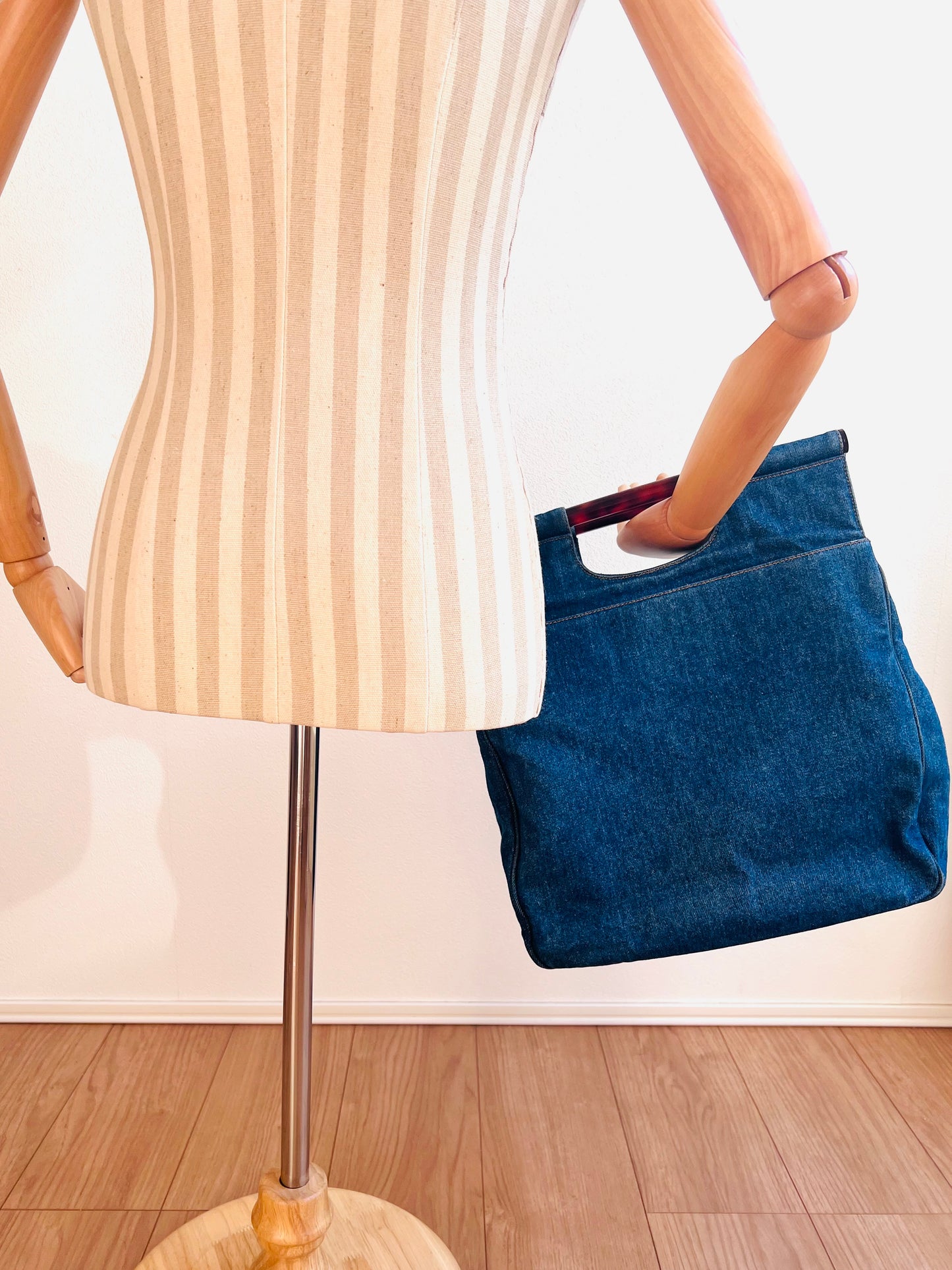 CHANEL Denim Tote Bag