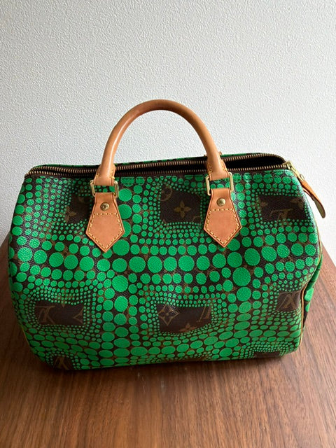 Louis Vuitton × Yayoi Kusama Monogram Town Speedy 30