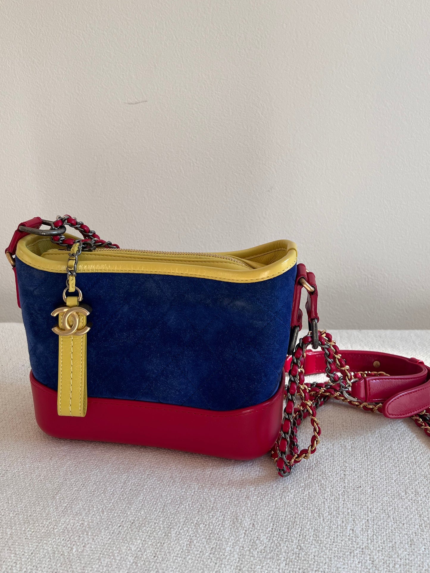 CHANEL Gabrielle Suede Small Crossbody Bag