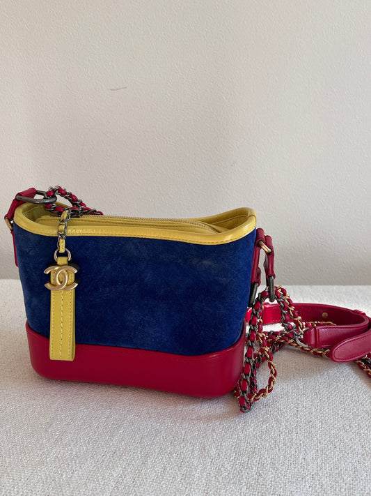 CHANEL Gabrielle Suede Small Crossbody Bag